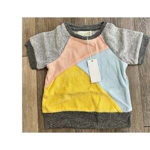 Miki Miette Picasso S/S Pullover, 12 months, NWT
